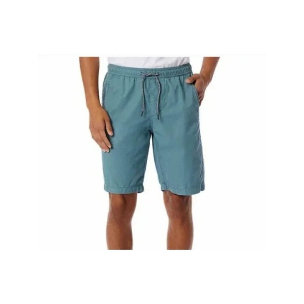 Unionbay Men's Size 32 Blue Drawstring Waist Casual Shorts Cotton Blend i1911